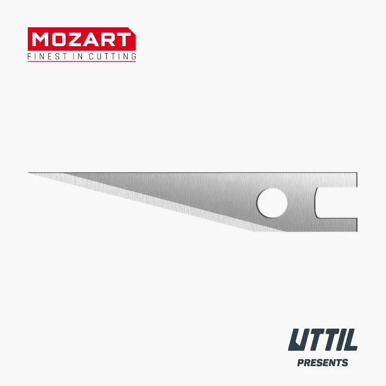 Mozart Blades 512.053 Lama di Taglio di Precisione Spitz