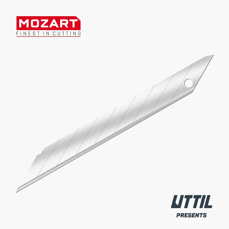 Coltello di Ricambio a 30 Gradi per Taglio di Precisione Mozart Blades 93.040 da 9 mm