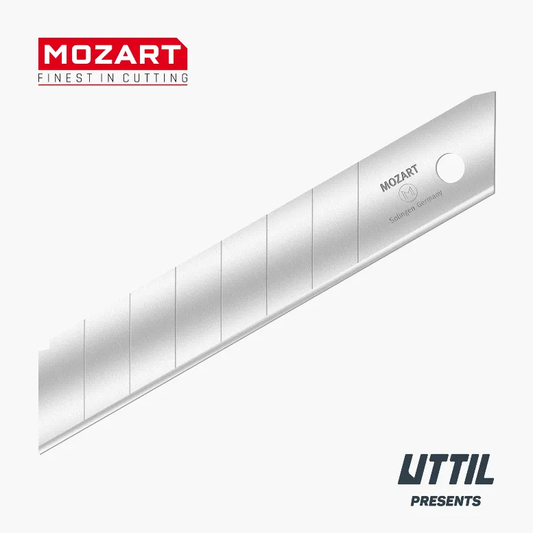 Coltello di Ricambio Standard Mozart Blades 180.050 da 18 mm